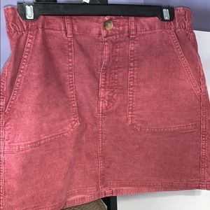 NWOT corduroy ae super stretch skirt